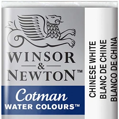 Image de Winsor &amp; Newton Cotman Aquarelle 1/2 Godet Blanc De Chine