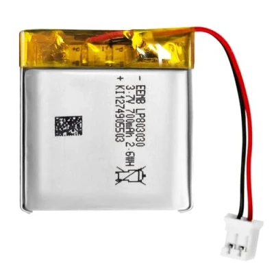 Image de EEMB Batterie Lithium polymère 3,7V 700mAh 803030 Rechargeable lipo avec connecteur JST VXI Blue Parrott vérifier la polarité de l&#039;équipement et du Avant l&#039;achat