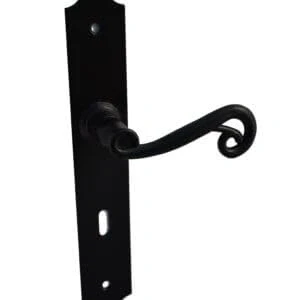 Image de Poignée de porte Mazarine noir clé