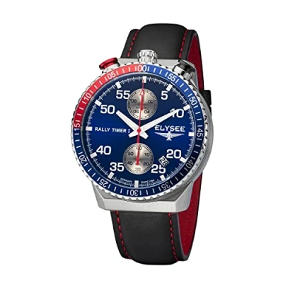 Image de Elysee Rally Timer I Montre à aiguilles, Homme, Taille: One Size, Silber