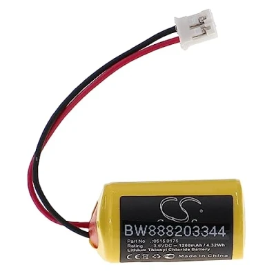 Image de vhbw Pile Compatible avec Testo 175 H1, H2, S1, S2, T3 enregistreur de température (1200mAh, 3,6V, Li SOCl2)