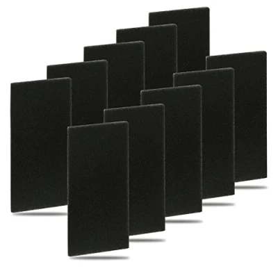 Image de Comedes filtres en éponge compatibles avec sèche linge Bauknecht À utiliser au lieu du filtre 481010354757 (10 pièces)