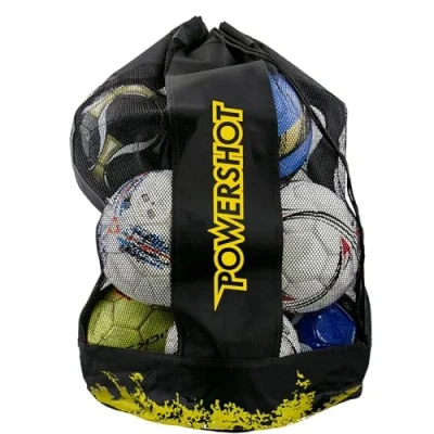 Image de Sac à Ballons POWERSHOT Peut contenir jusqu&#039;à 8 de Foot Utilisation pour Tous Les Sports