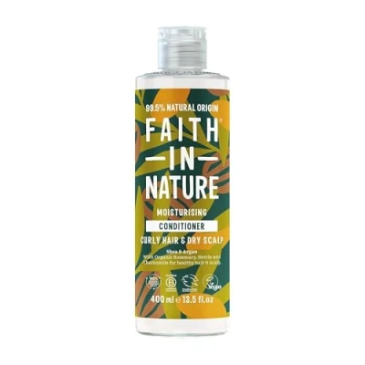 Image de Faith In Nature Après Shampooing Naturel au Karité et à l&#039;Argan, 400ml