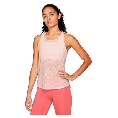 Image de Nike Femme One Df Breathe Std Debardeurs T shirt, Atmosphere/White, S EU