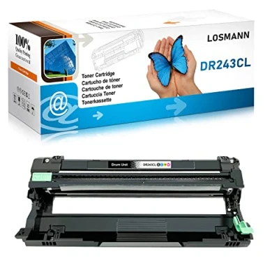 Image de LOSMANN 1x Tambour Compatible pour Brother DR 243CL BK/C/M/Y MFC L3770CDW L3750CDW HL L3230CDW L3210CW L3710CW DCP L3550CDW L3730CDN L3510CDW L3270CDW L3517CDW