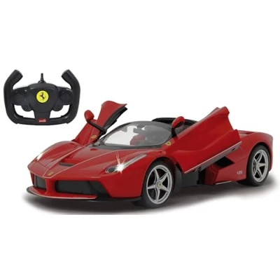 Image de Jamara Ferrari Véhicule Télécommandé, 405150, Rouge, 1:14 Scale