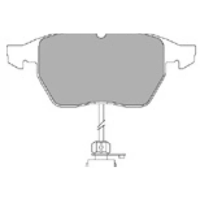 Image de MAPCO 6396 Jeu de plaquettes frein Essieu avant contact signal d&#039;usure inclus avec tôle anti bruit AUDI: A6 C5 Avant, Berline