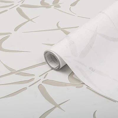 Image de d c fix film fenêtre anti regard autocollant Bambou opaque adhésif et décoratif brise vue cache pour vitre, vitrage, douche 45 cm x 2 m