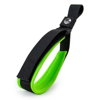 Image de Dragonne de Laisse pour Chien,Sangle Poignet Réglable Mains Libres Chien,Conception D&#039;autocollants Magiques Rétractable Chien