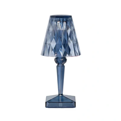 Image de Kartell Battery Portable Lampe de Table IP54 Clair Bleu