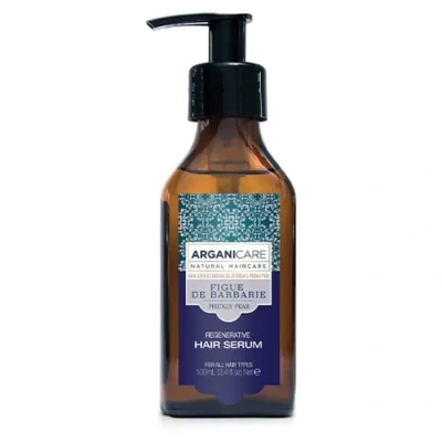 Image de ARGANICARE Sérum Régénérant à la Figue de Barbarie et Vitamine E Soin pour Cheveux 100 ml