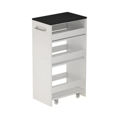 Image de Caisson à roulettes Rivo, 30 x 84.8 cm, blanc/anthracite, Vicco