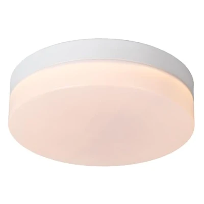 Image de Lucide Biskit plafonnier avec détecteur de mouvement Ø 23 x 6,5 cm 12W LED incl. IP44 blanc