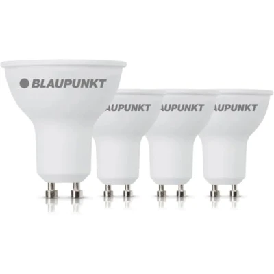 Image de Blaupunkt Ampoule LED GU10 Spot Éclairages pour Pièces 5W Remplacement de 50W Blanc Naturel 4000K 475 lumens Lampe Économe en Énergie et Coûts Lot 4