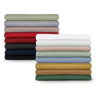 Image de Blumtal Drap Plat 2 Personnes 220x275 pour Lit 140x190/200 Facile d&#039;entretien en Microfibre Doux sans Elastique, Taupe