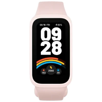 Image de Xiaomi Smart Band 9 Active Bracelet Connecté avec Écran AMOLED, Suivi d&#039;Activité et de Santé, Résistant à l&#039;eau 5 ATM, Autonomie Longue Durée Rose
