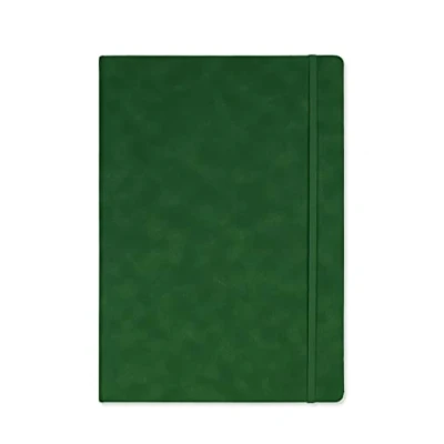 Image de Silvine Carnet de notes A4 à couverture rigide Vert 160 pages lignées 90 g/m² Papier ivoire qualité supérieure British Racing Green (198BRG)