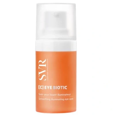 Image de SVR Crème contour des yeux [C] EYE BIOTIC Corrige cernes pigmentaires (marrons), vasculaires (bleues), poches. Anti rides. 5% Vitamine C + Peptide Regard réveillé, éclat immédiat 15ml
