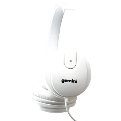 Image de Casque DJ, Gemini DJX 200W, haut parleurs dynamiques de 40 mm, isolation impressionnante, Design et finition épurée