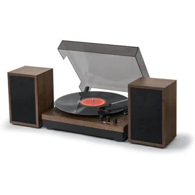 Image de Platine vinyle MT 108BT Muse stéréo 3 vitesses 33/45/78 tours Fonction Bluetooth Port USB pour la lecture et l&#039;encodage
