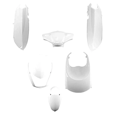 Image de Motodak carrosserie Scooter tun&#039;r kit Compatible avec kisbee 2 et 4 Temps 2018 Blanc Verni (Peint)