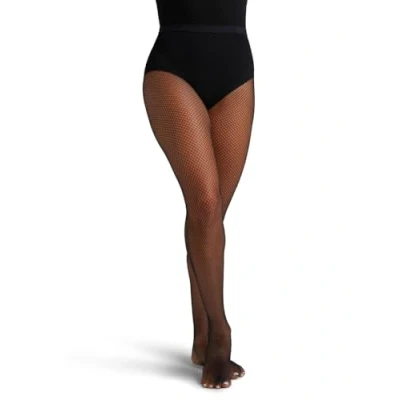 Image de Capezio Studio Basics Filet de pêche sans coutures pour femme Noir L XL