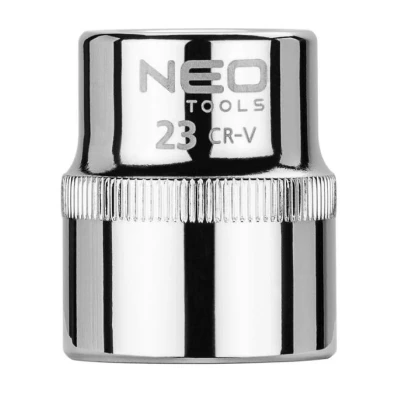 Image de NEO TOOLS 08 023 Clé à douille 1/2 3124 23 mm Acier chrome vanadium SuperLock