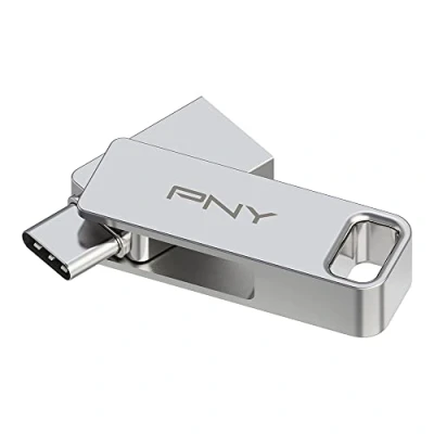Image de PNY 256GB Duo Link USB 3.2 Type C Dual Flash Drive pour Les appareils Android et Ordinateurs Stockage Mobile Externe Photos, vidéos Autres 200MB/s