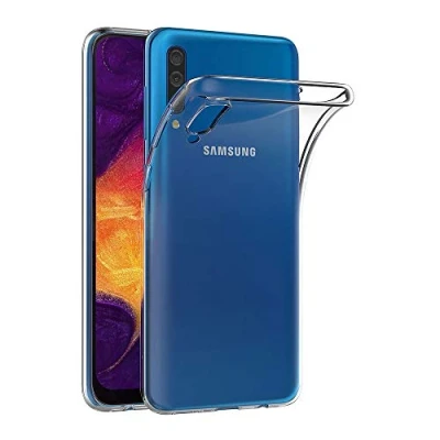 Image de AICEK Coque Samsung Galaxy A50, Transparente Silicone pour A50 Housse Etui Case (6,4 Pouces)