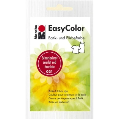 Image de Marabu 17350022225 Easy Color Peinture pour Teinture à la Main en Coton et Lin, Soie mélange, Lavable jusqu&#039;à 30 C, très Bonne résistance lumière, Non cuit, 25 g, Mandarine