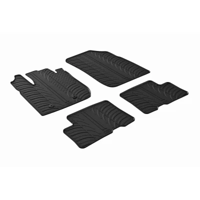 Image de VAICO V21 0117 Ensemble de tapis sol Caoutchouc avant et arrière DACIA: Duster II