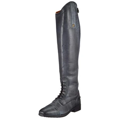Image de HKM Bottes d&#039;Équitation Valencia Noir/Gris 38 R/R