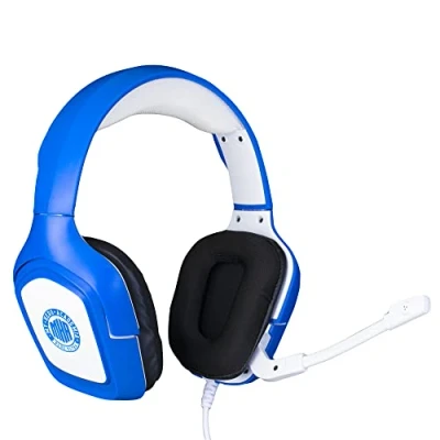 Image de Konix My Hero Academia Casque Gaming Filaire PS4, PS5, Switch, Xbox One et Series XS Microphone Câble 1,5 m Prise Jack 3,5 mm Blanc Bleu
