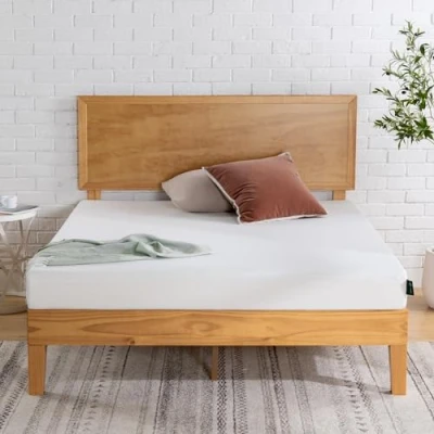 Image de Zinus Matelas conventionnel, Mousse à mémoire de Forme, Blanc, 180 x 200 cm