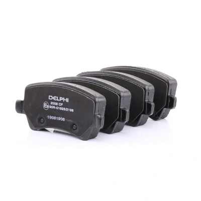 Image de DELPHI LP2008 Jeu de plaquettes frein non préparé pour indicateur d&#039;usure avec tôle anti bruit accessoires VOLVO: V60 I, XC60 S80 II