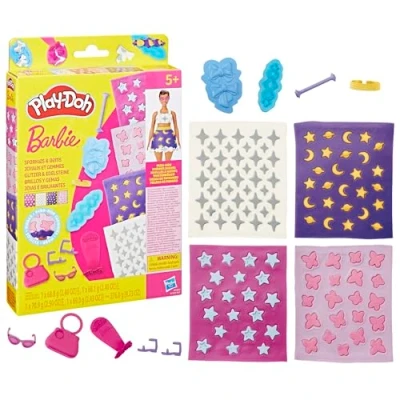 Image de Play Doh Barbie Joyaux et gemmes, recharges pour Coffret de pâte à Modeler