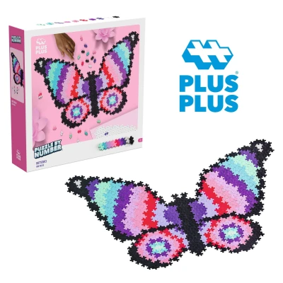 Image de Puzzle numérique en forme de papillon