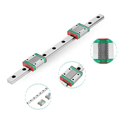 Image de MGN12 Linéaire du Rail 250 mm, Guide Coulissant largeur 12 mm Avec 2 blocs de glissière MGN12B pour Imprimante 3D DIY et Machine Commande Numérique par Ordinateur