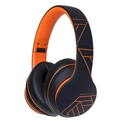 Image de PowerLocus Casque Bluetooth sans Fil, P6 Audio Hi FI Stéréo avec 40Heures, Fil et Filaire Micro Intégré, Assistant Vocal intégré pour iPhone,Samsung,iPad,Tablette,PC