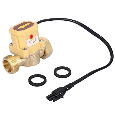 Image de Commutateur de Débit, G3/4 Filetage Interrupteur Contrôle Automatique la Pression du Capteur Débit Pompe à Eau Réglable 220V