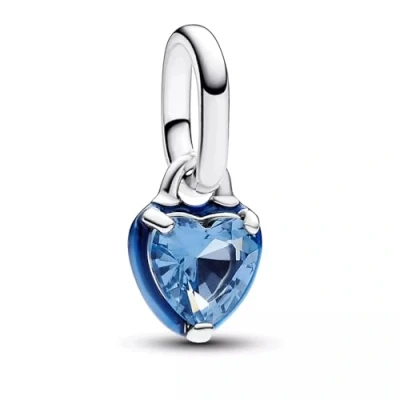 Image de Pandora ME 793042C02 mini pendentif coeur bleu
