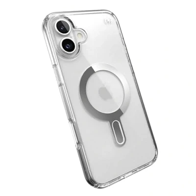 Image de Speck Presidio Coque MagSafe transparente compatible avec ClickLock pour iPhone 16 Series (iPhone Plus)