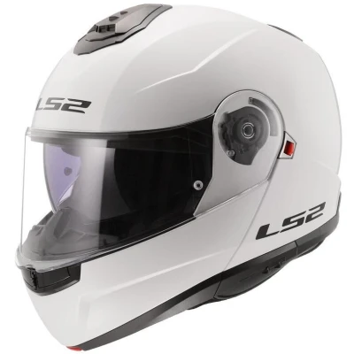 Image de LS2, Casque Moto Modulable Strobe II Gloss White, M