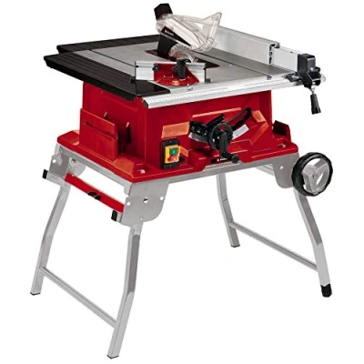 Image de Einhell Scie circulaire sur table TE TS 250 UF (puissance maximale de 2 000 W, fonction trolley, démarrage progressif, en aluminium, extensions table, butée parallèle et d’angle)