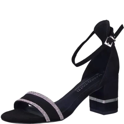 Image de MARCO TOZZI Femme Damen 2 88314 30 Sandale à Talon, Noir (Black Comb), 38 EU