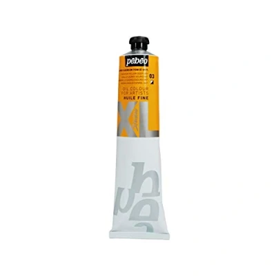 Image de Pébéo Huile Fine XL 200 ml Peinture à l’Huile Jaune Cadmium Primaire Imitation