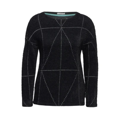 Image de Cecil Langarm Pullover, Femme, Taille: XL, Schwarz