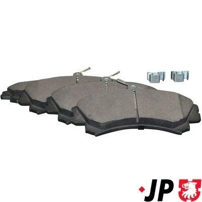 Image de JP GROUP 3963600510 Jeu de plaquettes frein Essieu avant avec indicateur d&#039;usure MITSUBISHI: Colt 6, VI CZC Cabriolet, SMART: Forfour I