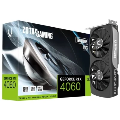 Image de Zotac Gaming GeForce RTX 4060 Twin Edge NVIDIA 8 Go GDDR6
